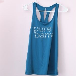 Pure Barre Blue Workout Tank Size M